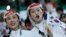 Fans cheer before the World Cup group H soccer match between South Korea and Portugal, at the Education City Stadium in Al Rayyan, Qatar, Dec. 2, 2022. 