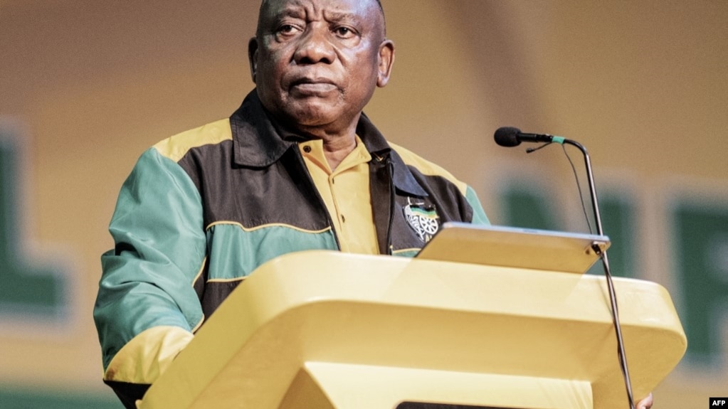 Rais wa Afrika Kusini Cyril Ramaphosa