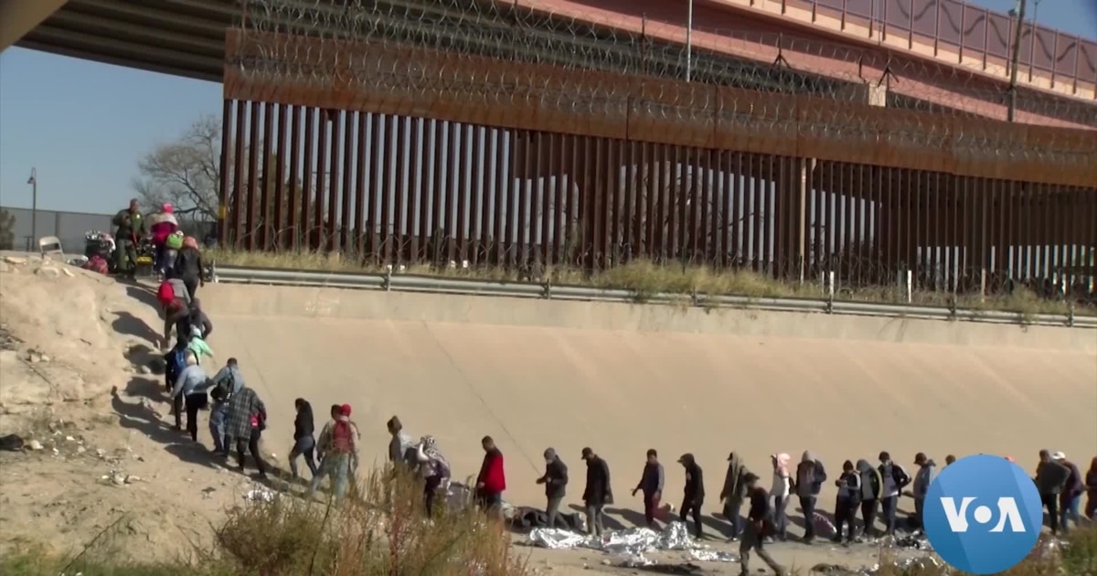 Migrant Caravan Arriving at US Southern Border