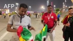 Esengo ya bakumisi ba Cameroun na baye ba Brésil yambo na match na Qatar