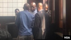 FILE: Hon Job Sikhala speaking to his lawyers