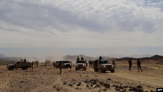 Des forces spéciales sécurises le Festival de l'Aïr, au Niger, le 2 décembre 2022.