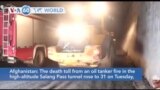 VOA60 World- Death toll in Afghanistan tunnel explosion reaches at least 31 people, expected to rise