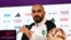 FILE - Morocco's coach Walid Regragui addresses a press conference ahead of their 2022 FIFA World Cup third place match against Croatia in Doha, Qatar, Dec. 16, 2022.