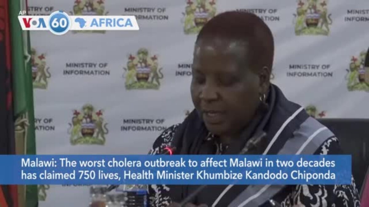 Voa60 Africa Cholera Outbreak In Malawi Has Claimed 750 Lives
