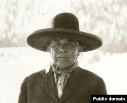 Paiute spiritual leader Wovoka ("Jack Wilson", near Walker Lake Reservation, Nevada, 1926.