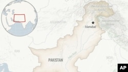 FILE - Map of Pakistan showing Islamabad 