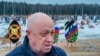 FILE - Wagner Group head Yevgeny Prigozhin at the Beloostrovskoye cemetery outside St. Petersburg, Russia, Dec. 24, 2022. In a video message, he said Wagner is "probably the most experienced army that exists in the world today." 