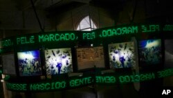 Photos of Brazilian soccer legend Pele are on display at the Football Museum of &nbsp;Sao Paulo, Brazil. Pele, who won a record three World Cups and became one of the most commanding sports figures of the last century, died Thursday. He was 82.