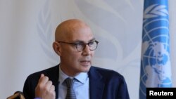 Kepala Dewan HAM PBB Volker Turk di Palais Wilson, Jenewa, Swiss, 2 November 2022.