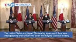 VOA60 America - US, Japan Deepen Alliance to Deter Rising Chinese Military Threats