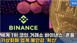 세계 1위 코인 거래소 바이낸스 ‘흔들’...
가상화폐 업계 불안감 ‘확산’
