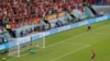 Portuguese forward Cristiano Ronaldo scores a penalty against Ghana in their opening Group H match at the 2022 FIFA World Cup