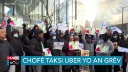 Chofè Taksi Uber yo An Grèv nan Nouyok