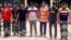 গ্রেপ্তার ব্যক্তিরা হলেন, মোশারফ হোসেন মশা (২৬), নাজিম উদ্দিন (২৭), সামাদ (২৭), মুহাইমেন হোসেন (২৭), হালিম (৪০), পলাশ (২৩) ও মুকুল (৪২)