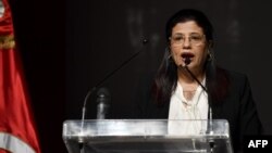 La ministre tunisienne des Finances, Sihem Boughdiri.