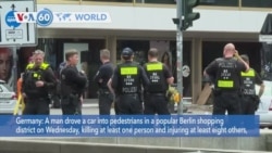 VOA60 World - 1 Dead, 8 Injured After Driver Hits Pedestrians in Berlin
