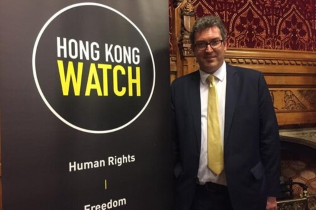英国人权组织“香港监察”（Hong Kong Watch）创办人罗杰斯（Benedict Rogers）（照片来源：“香港监察”网站）(photo:VOA)