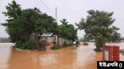 কুড়িগ্রামে পাহাড়ি ঢলে ২০ গ্রামের ২০ হাজার মানুষ পানিবন্দী