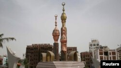 Una vista de los edificios antiguos en el centro de la ciudad de Jeddah, en el Mar Rojo. Se espera que el presidente Biden se reúna con más de una docena de líderes.