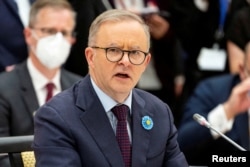 FILE - Australian Prime Minister Anthony Albanese attends the Quad leaders' summit, in Tokyo, Japan, May 24, 2022.