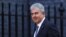 British Secretary of State for Northern Ireland Brandon Lewis arrives at 10 Downing Street, in London, June 7, 2022. 