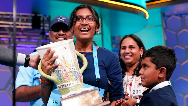 Harini Logan Wins US Spelling Bee In 1st-Ever Tiebreaker