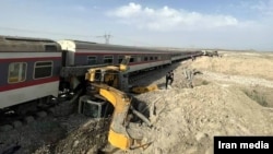 حادثه قطار مسافربری در مسیر مشهد- یزد (آرشیو)