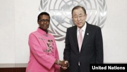 Winnie, a member of the UN special committee on women economic empowerment