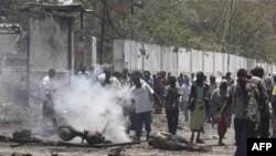 Poprište današnjeg bombaškog napada u glavnom gradu Somalije