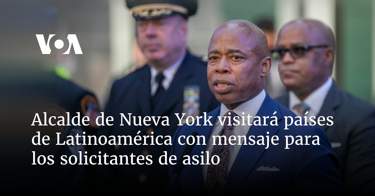 Alcalde De Nueva York Visitará Países De Latinoamérica Con Mensaje Para ...