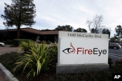 FIRE - FireEye offices are pictured in Milpitas, Calif., Feb. 11, 2015.