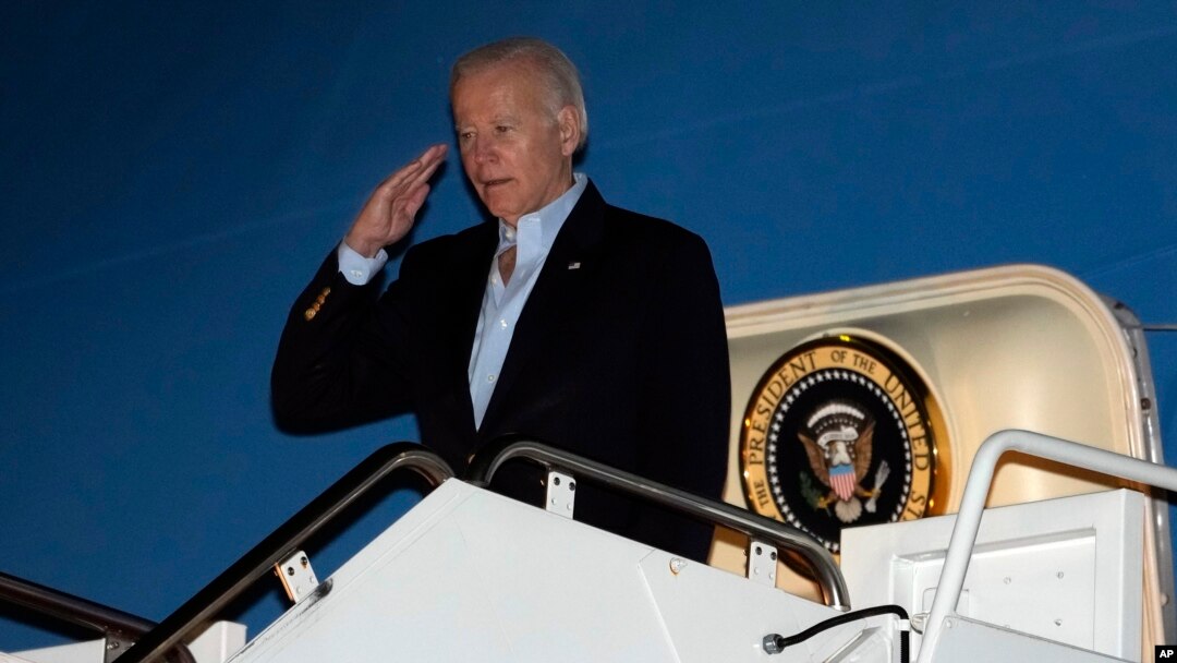 Prezida Joe Biden akigera muri Misiri 