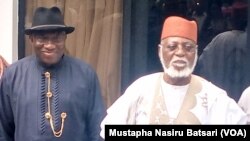 Tsohon Shugaban Najeriya Goodluck Jonathan Yayi Wata Ganawar Sirri Da Janar Babangida Da Janar Abdussalam A Minna