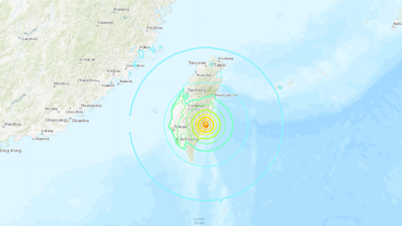 แผ่นดินไหวขนาด 6.4 เขย่าไต้หวัน