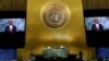 President of Somalia Hassan Sheikh Mohamud addresses the 77th Session of the United Nations General Assembly at U.N. Headquarters in New York City, Sept. 22, 2022.