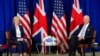 美国总统拜登在联合国大会期间首次与英国首相特拉斯会晤。（2022年9月21日）
