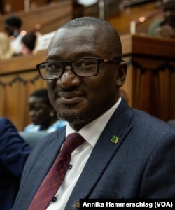 Collins Nzovu, ministre de l'économie verte et de l'environnement de la Zambie.