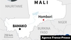 Mali Map with Hombori