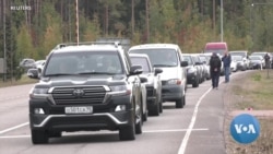 Thousands of Russians Flee Mobilization as Anti-War Protests Erupt