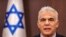 El primer ministro israelí, Yair Lapid, durante una sesión semanal del Gabinete el 18 de septiembre de 2022.
