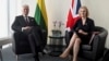 英首相会晤立陶宛总统 强调在对华贸易纠纷中支持立陶宛

