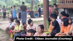 ကရင်ပြည်နယ်ကတိုက်ပွဲ ကရင်ရွာသားတွေ ထိုင်းကိုပြေး