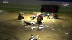 Փրկարարները օգնում են ջրհեղեղից տուժածներին, Հարավային Կորեա_1.mp4