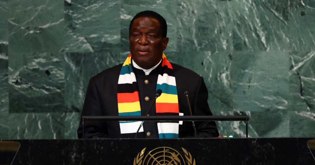 Weun UMnangagwa Utshele Umhlangano weUN Ukuthi Sethuthukise Ezempilakahle ...