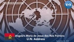 Angola UN Representative Ferreira Addresses 77th UNGA 