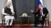 资料照：印度总理莫迪与俄罗斯总统普京在乌兹别克斯坦撒马尔罕出席上海合作组织首脑会议期间举行会谈。（2022年9月16日）