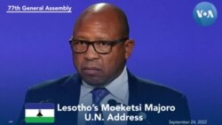 Lesotho’s Majoro Addresses 77th UNGA