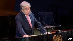 United Nations Secretary-General Antonio Guterres (AP Photo/Seth Wenig)