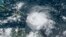 Imaj satelit NOAA montre Tanpet Twopikal Fiona nan Kakrayib la, Samdi 17 Sept. 2022. 
